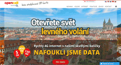 Desktop Screenshot of opencall.cz